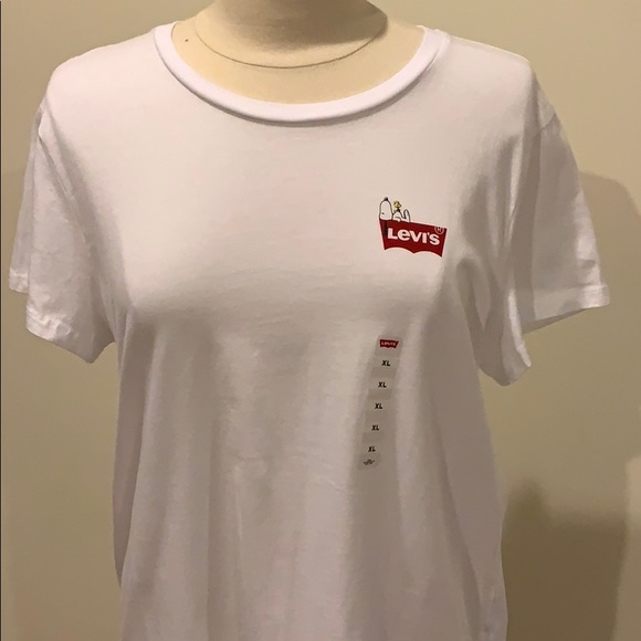 snoopy levis tshirt